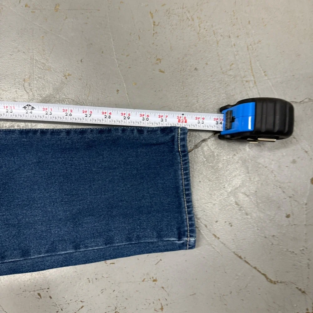 Y2K True Religion Geno Relaxed Slim Jeans Blue Medium Wash 33